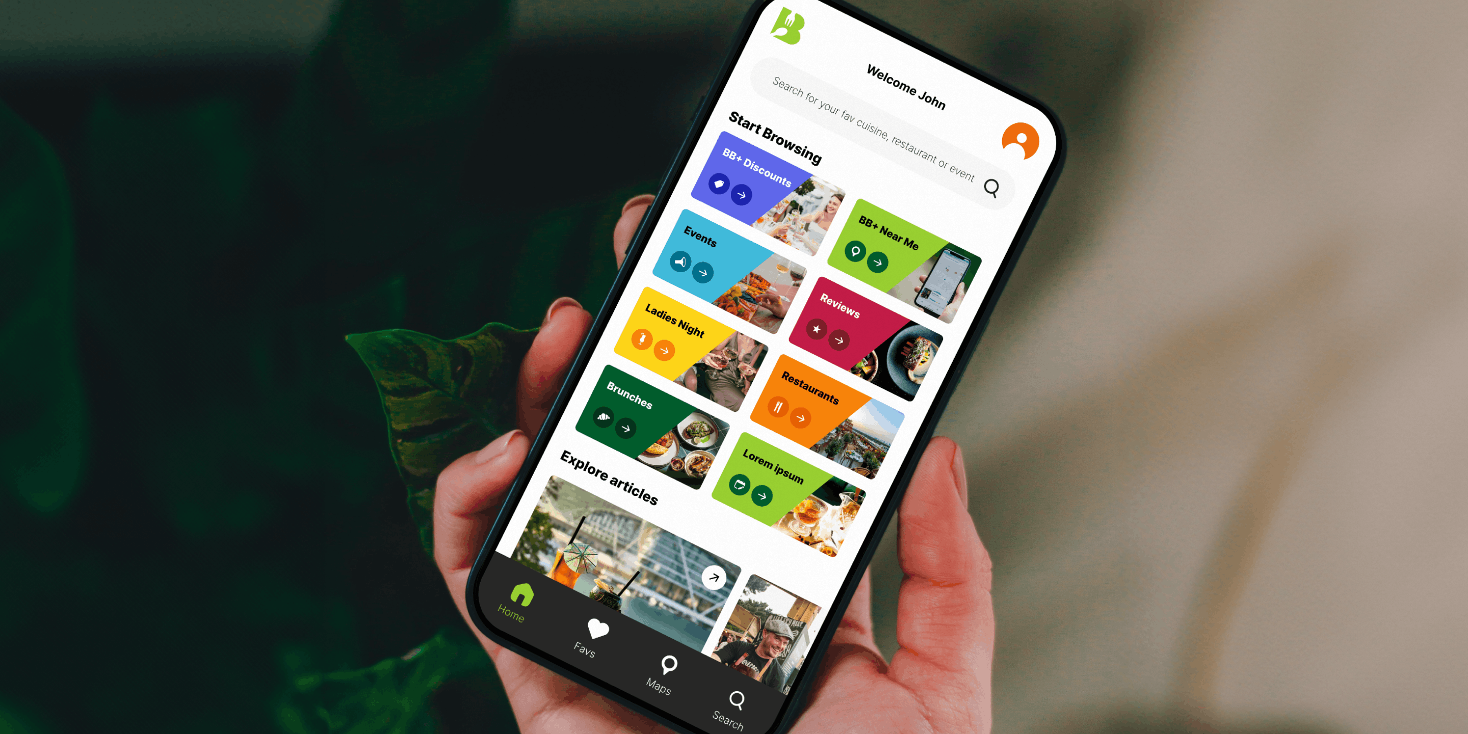 Best Bites mobile app experience