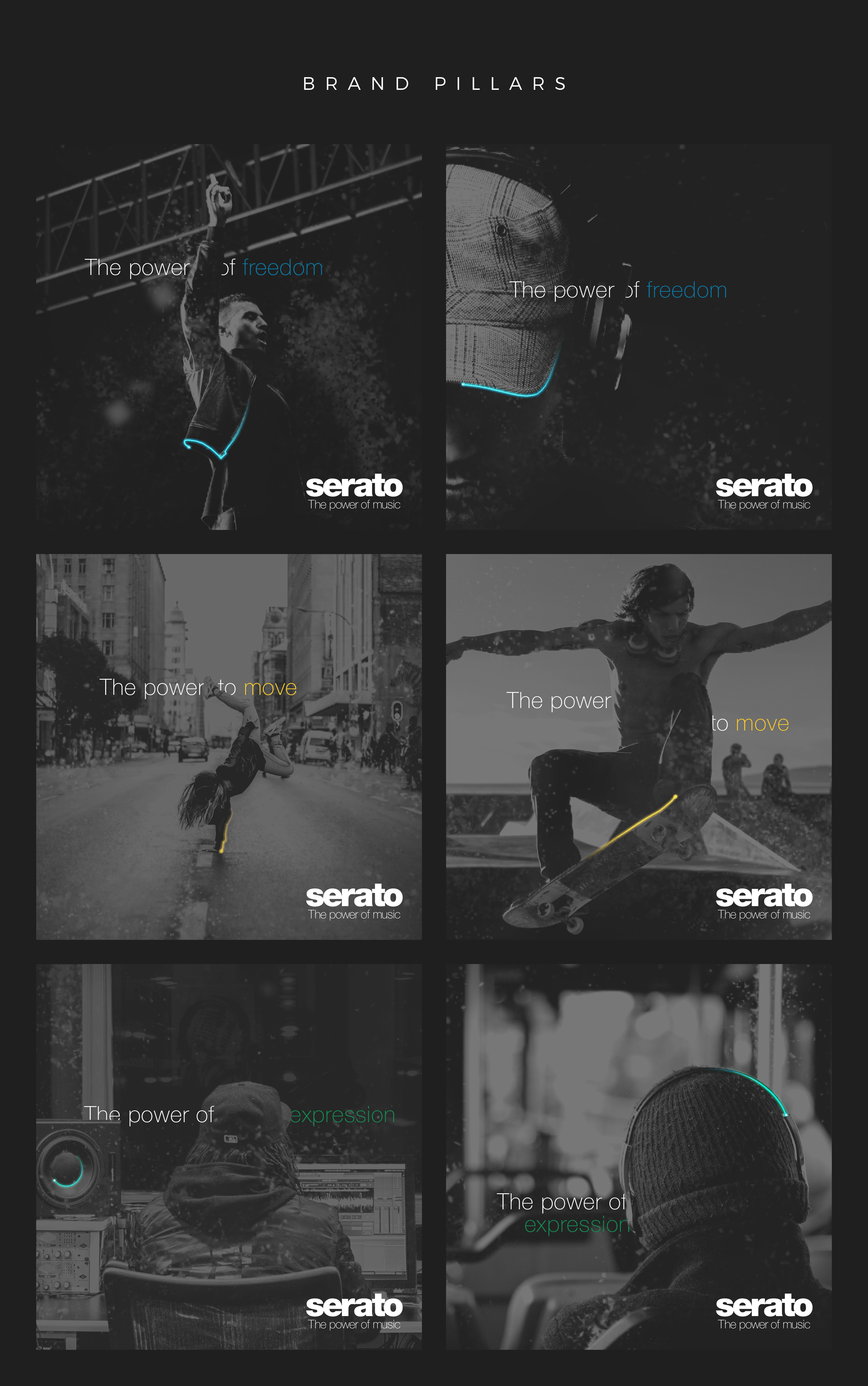 Serato brand pillars